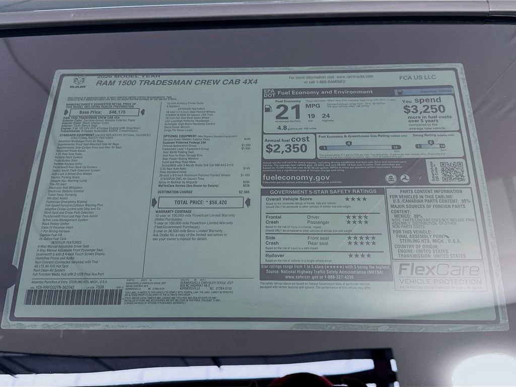 New 2026 RAM 1500 Tradesman image 20