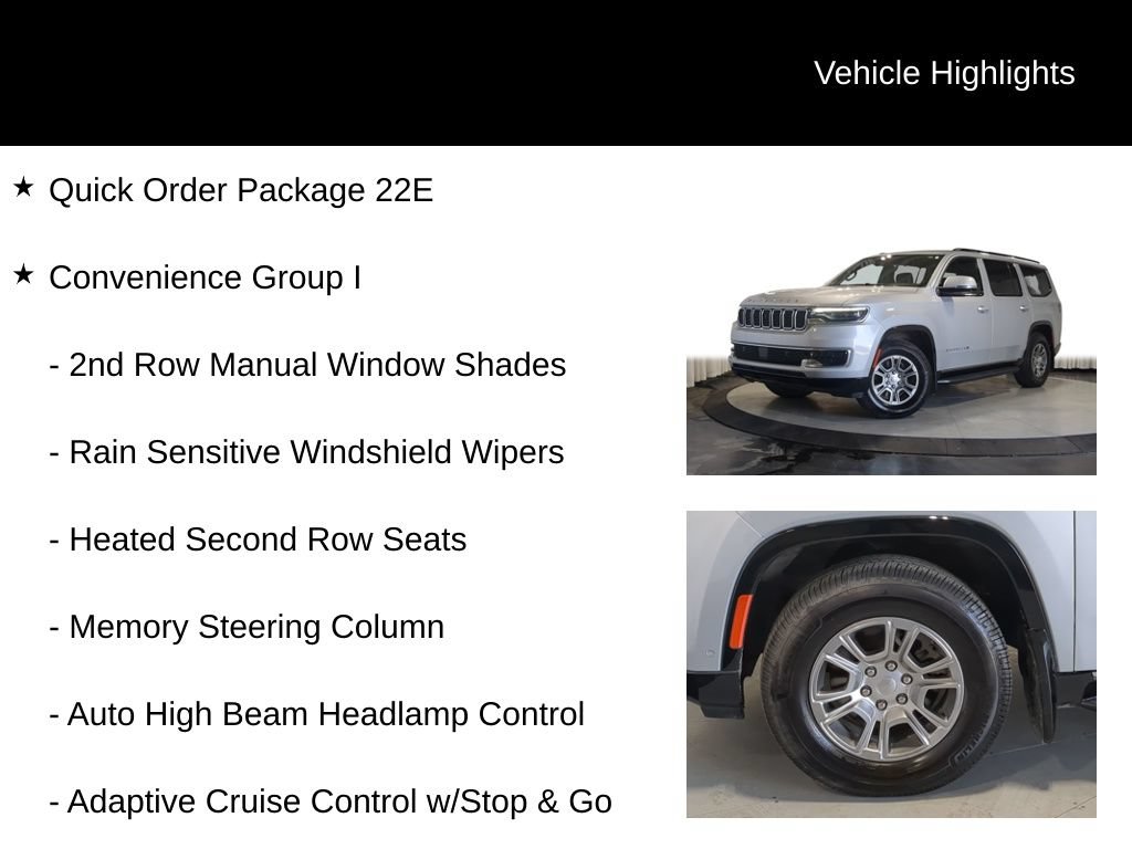 Used 2022 Jeep Wagoneer Series I w/ Convenience Group I AWD/4WD image 7
