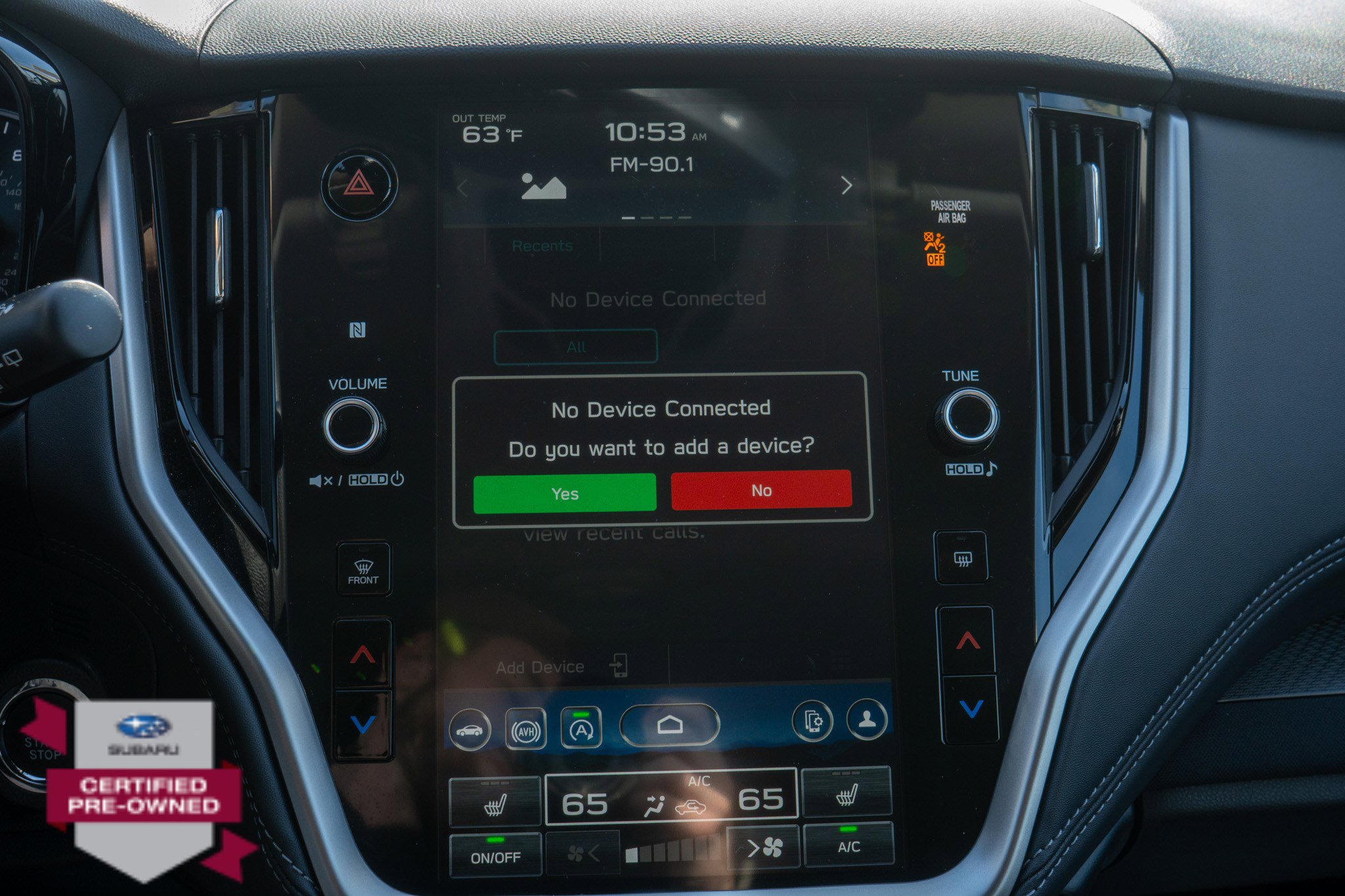 Certified 2025 Subaru Outback Premium w/ Popular Package #1 image 16