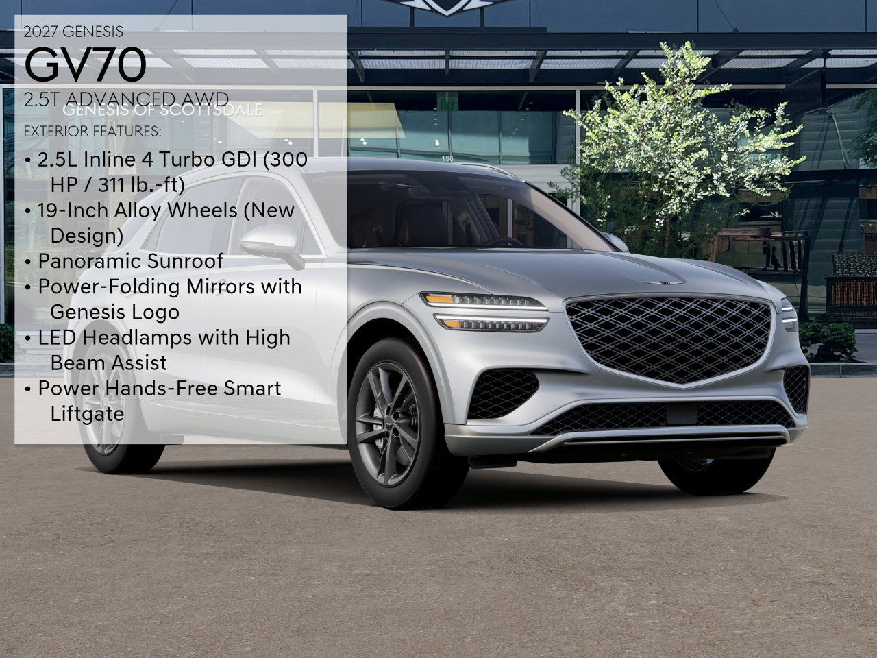 New 2027 Genesis GV70 2.5T Advanced AWD/4WD image 3