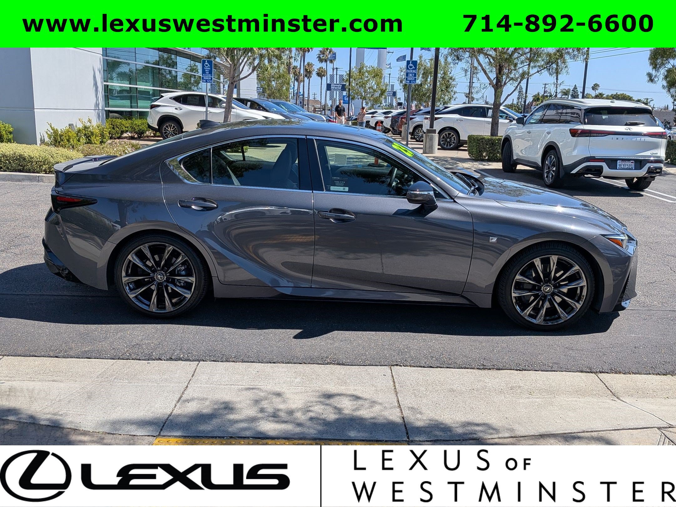 Certified 2023 Lexus IS 350 F Sport w/ Accessory Package RWD image 4