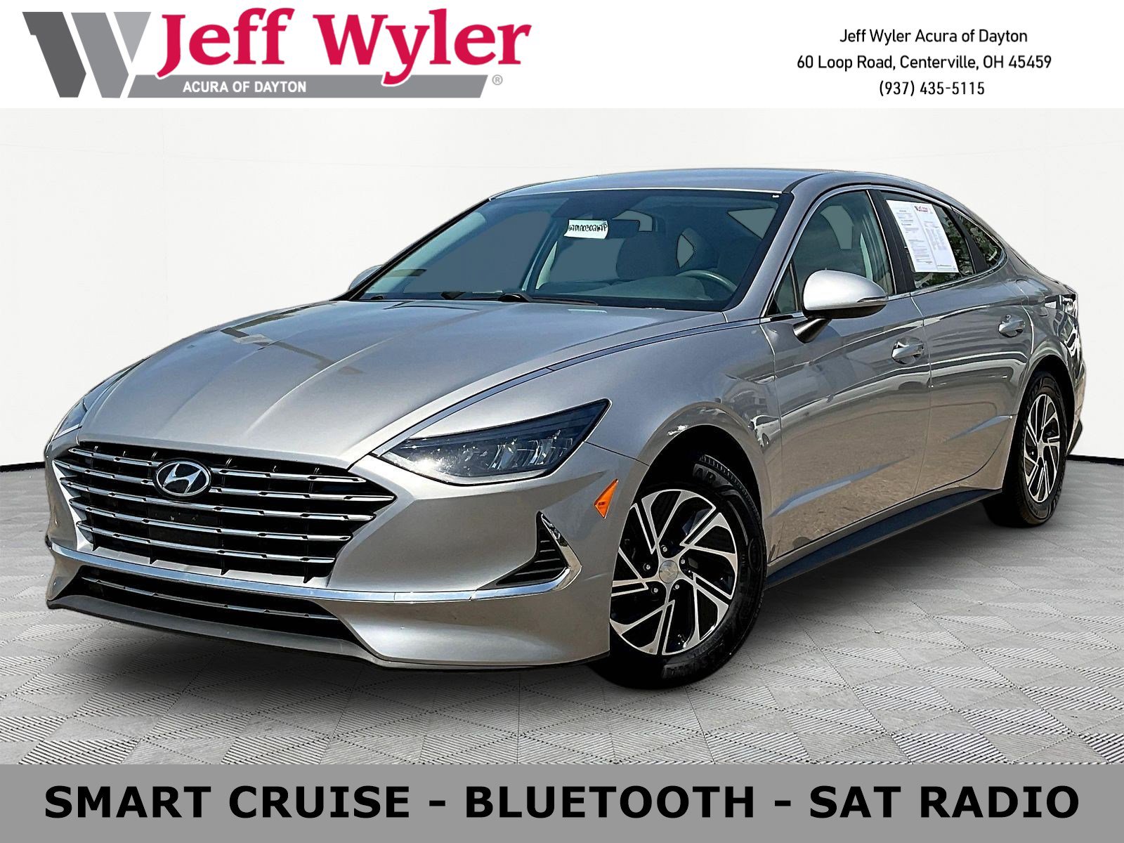 Used 2021 Hyundai Sonata Blue FWD image 1