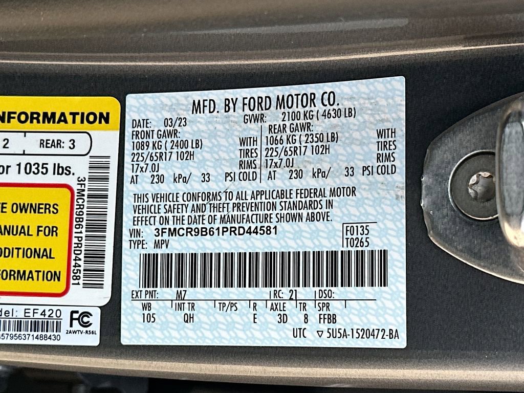 Used 2023 Ford Bronco Sport Big Bend w/ Convenience Package image 27