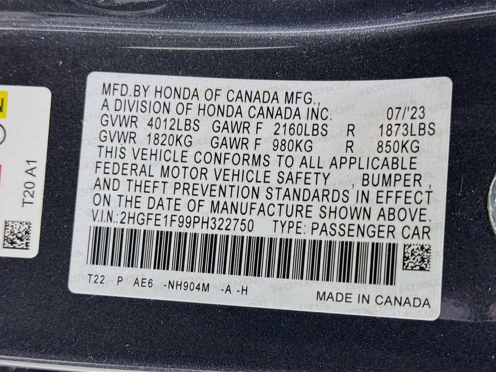 Used 2023 Honda Civic Touring image 33