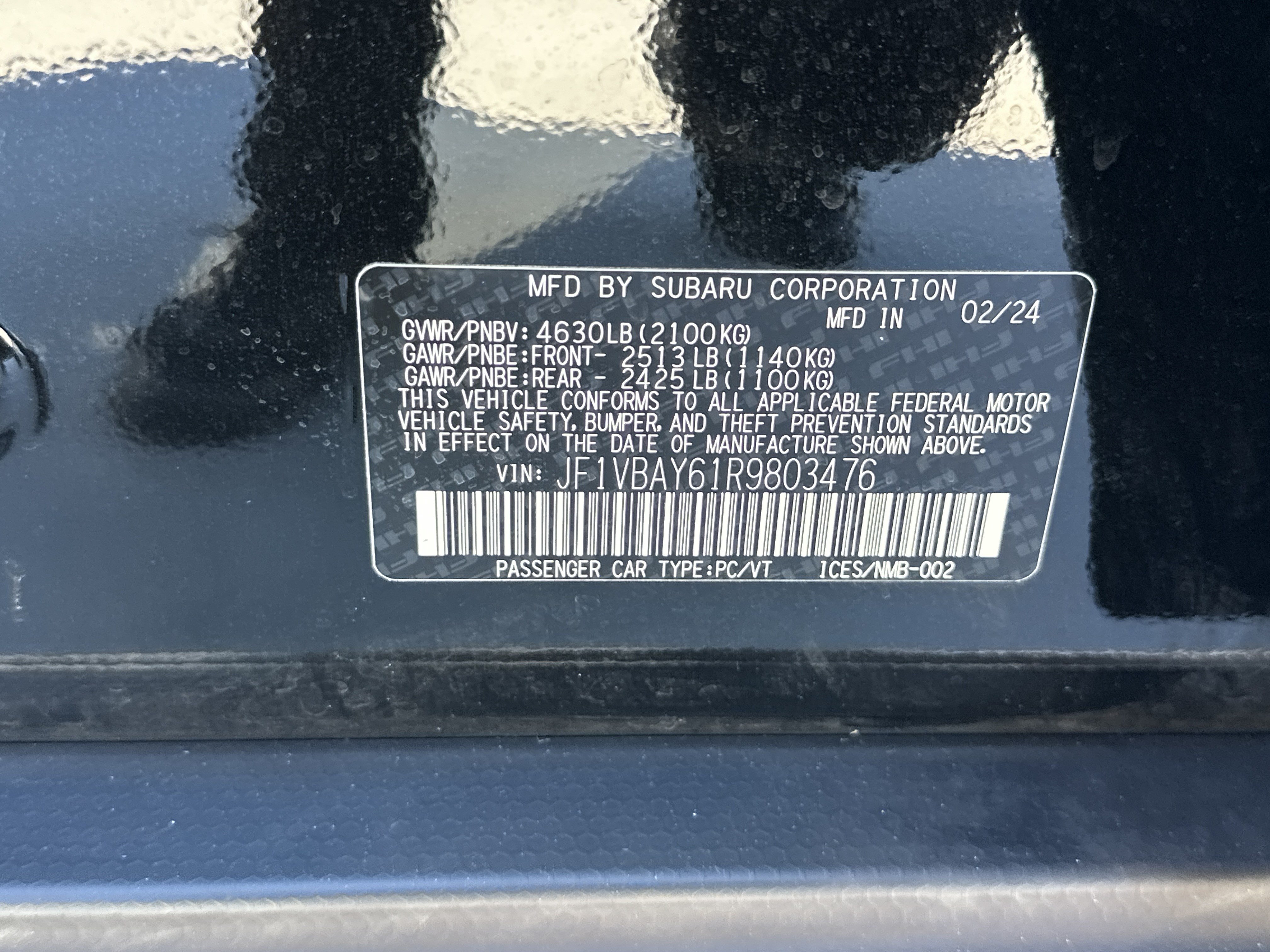 Used 2024 Subaru WRX TR AWD/4WD image 35