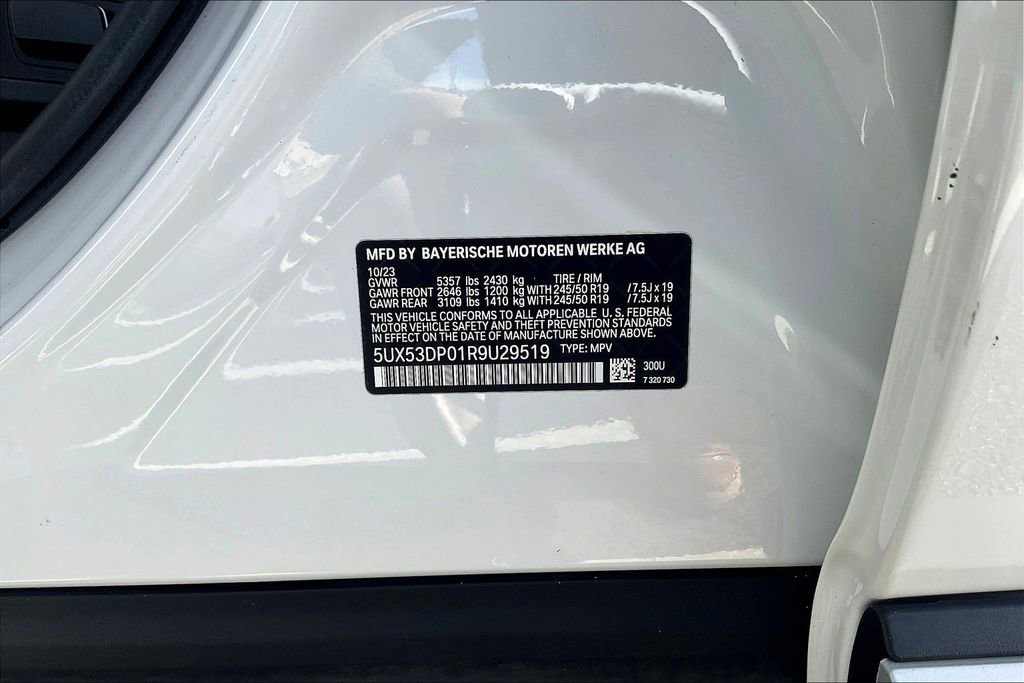 Used 2024 BMW X3 xDrive30i w/ Premium Package image 19