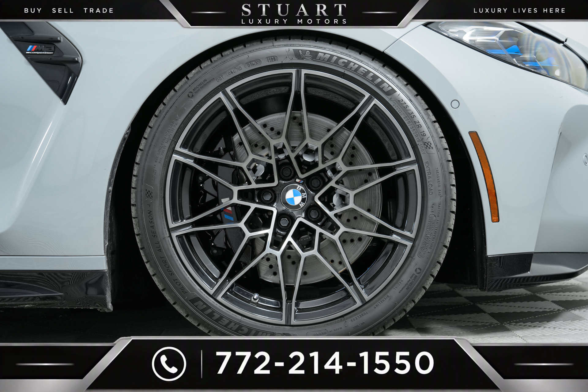 Used 2024 BMW M3 Competition w/ M Carbon Exterior Package AWD/4WD image 39