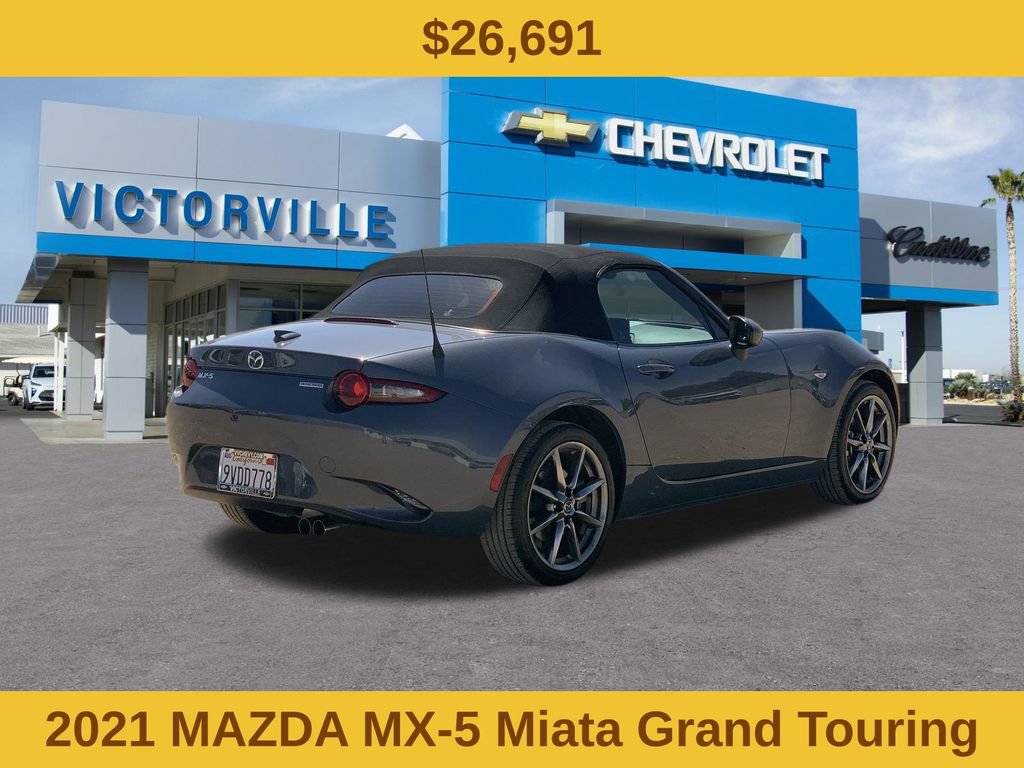 Used 2021 MAZDA MX-5 Miata Grand Touring RWD image 2