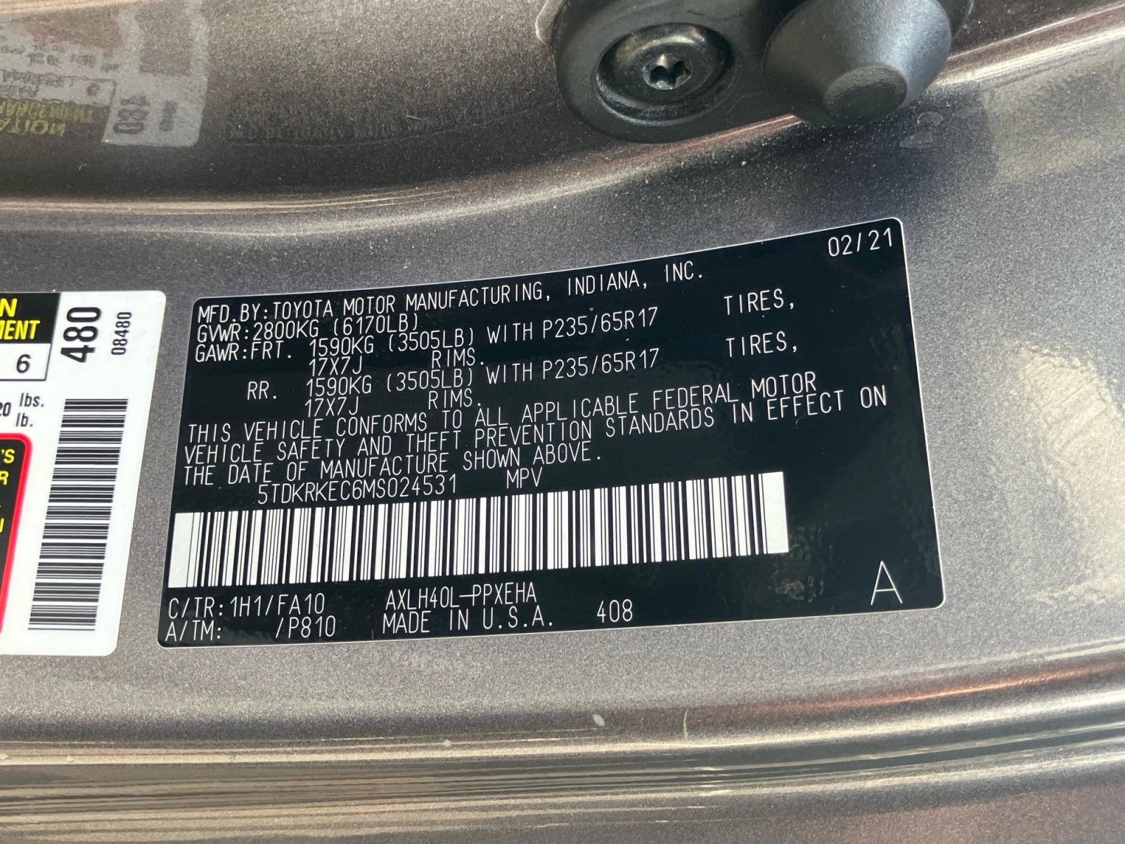 Used 2021 Toyota Sienna LE FWD image 13