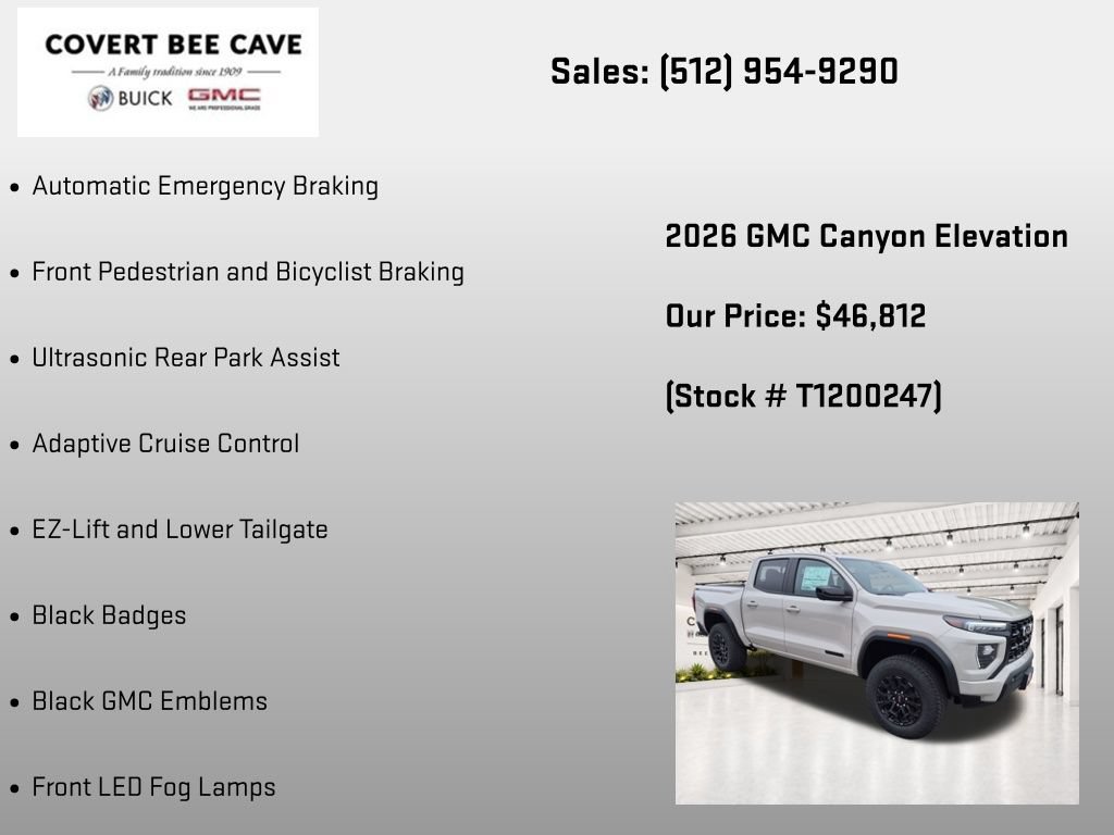 New 2026 GMC Canyon Elevation w/ Convenience Package AWD/4WD image 36