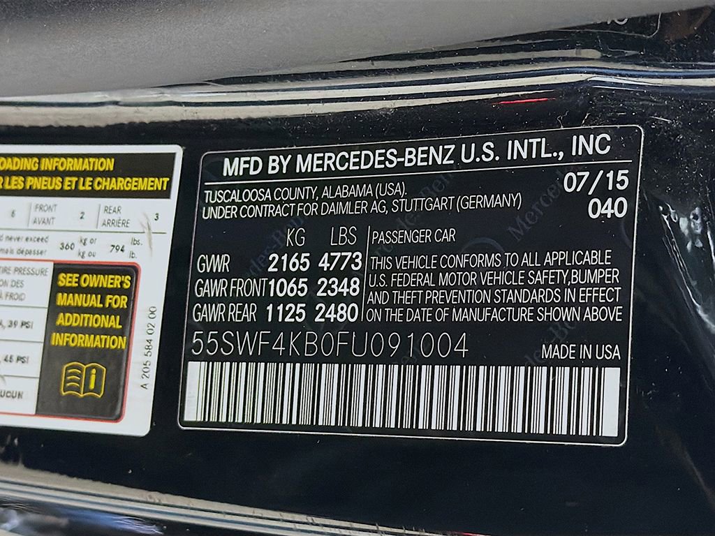 Used 2015 Mercedes-Benz C 300 4MATIC Sedan image 38