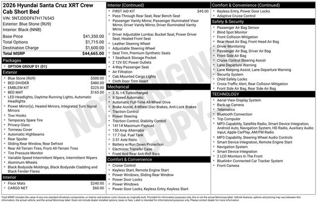 New 2026 Hyundai Santa Cruz XRT AWD/4WD image 27