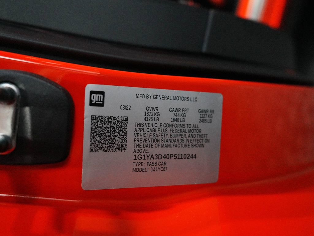 Used 2023 Chevrolet Corvette Stingray Convertible w/ Z51 Performance Package image 18