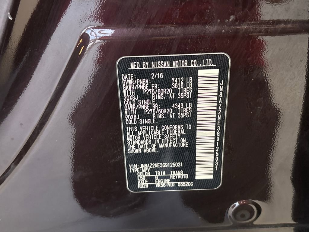 Used 2016 INFINITI QX80 4WD w/ Driver's Assistance Package image 37