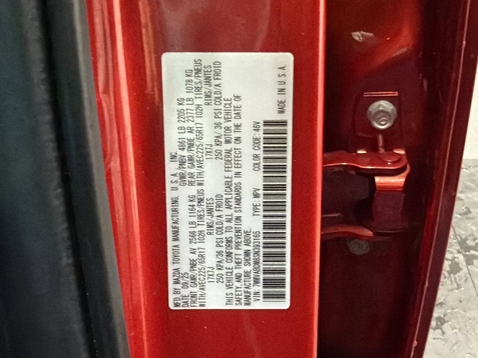 Certified 2025 MAZDA CX-50 AWD 2.5 S w/ Cargo Package image 34