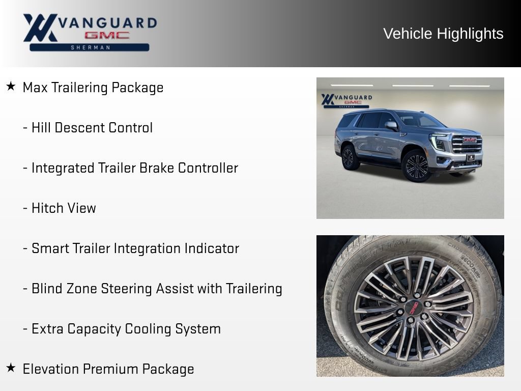 Used 2025 GMC Yukon Elevation w/ Elevation Premium Package AWD/4WD image 11