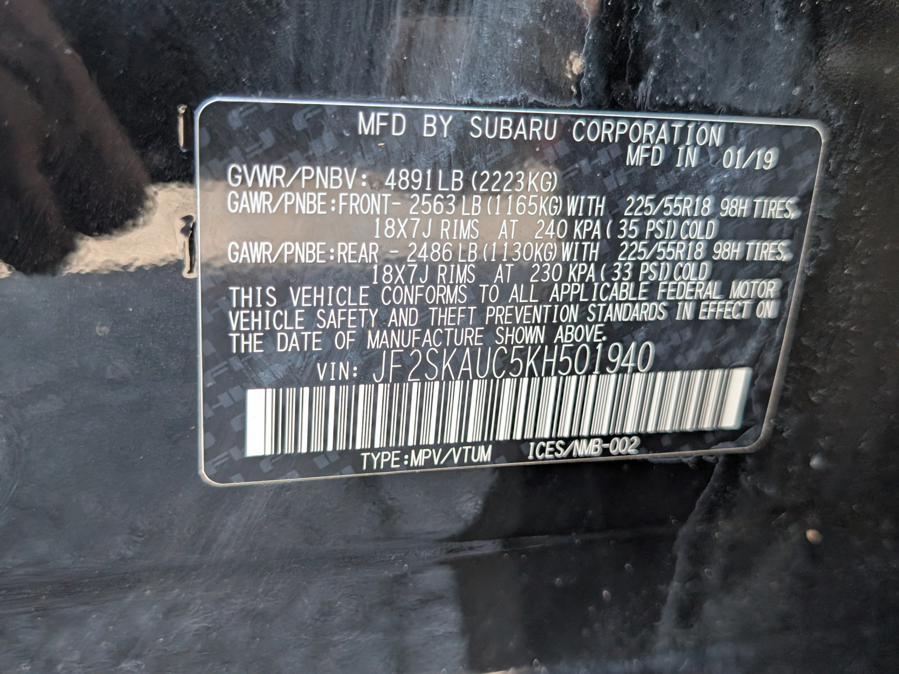 Used 2019 Subaru Forester Limited AWD/4WD image 36