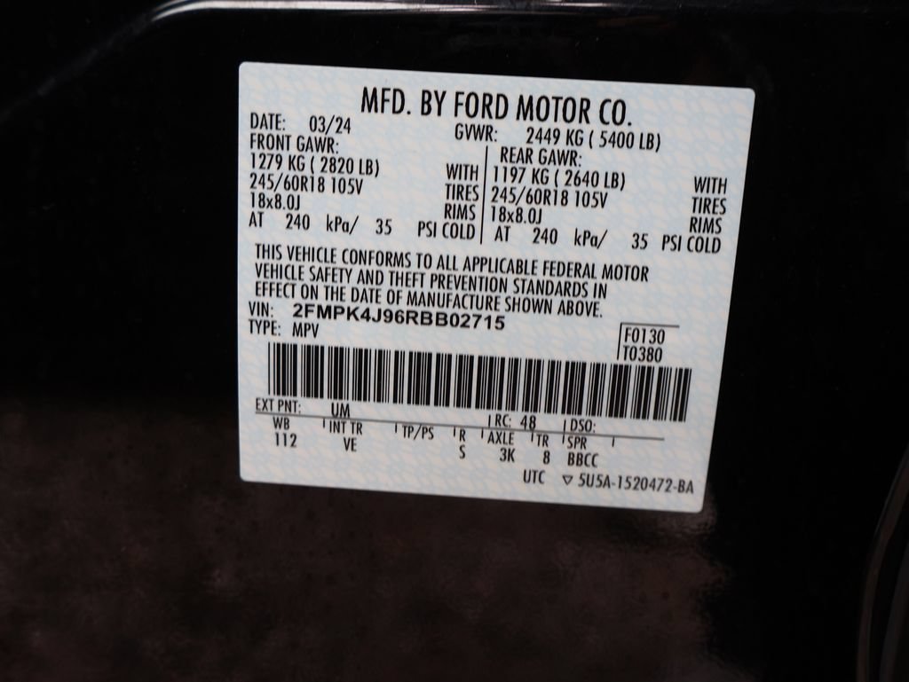 Certified 2024 Ford Edge SEL w/ Convenience Package AWD/4WD image 40