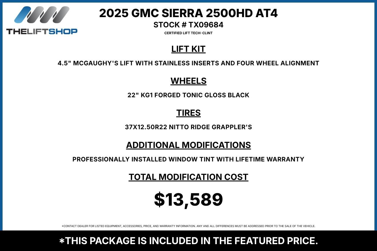 Used 2025 GMC Sierra 2500 AT4 w/ AT4 Premium Plus Package AWD/4WD image 2