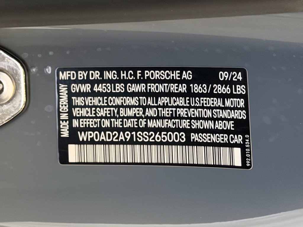 Certified 2025 Porsche 911 Turbo S AWD/4WD image 26