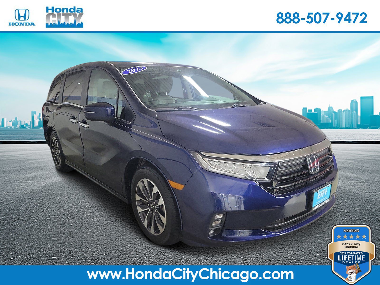 Certified 2023 Honda Odyssey EX-L image 1