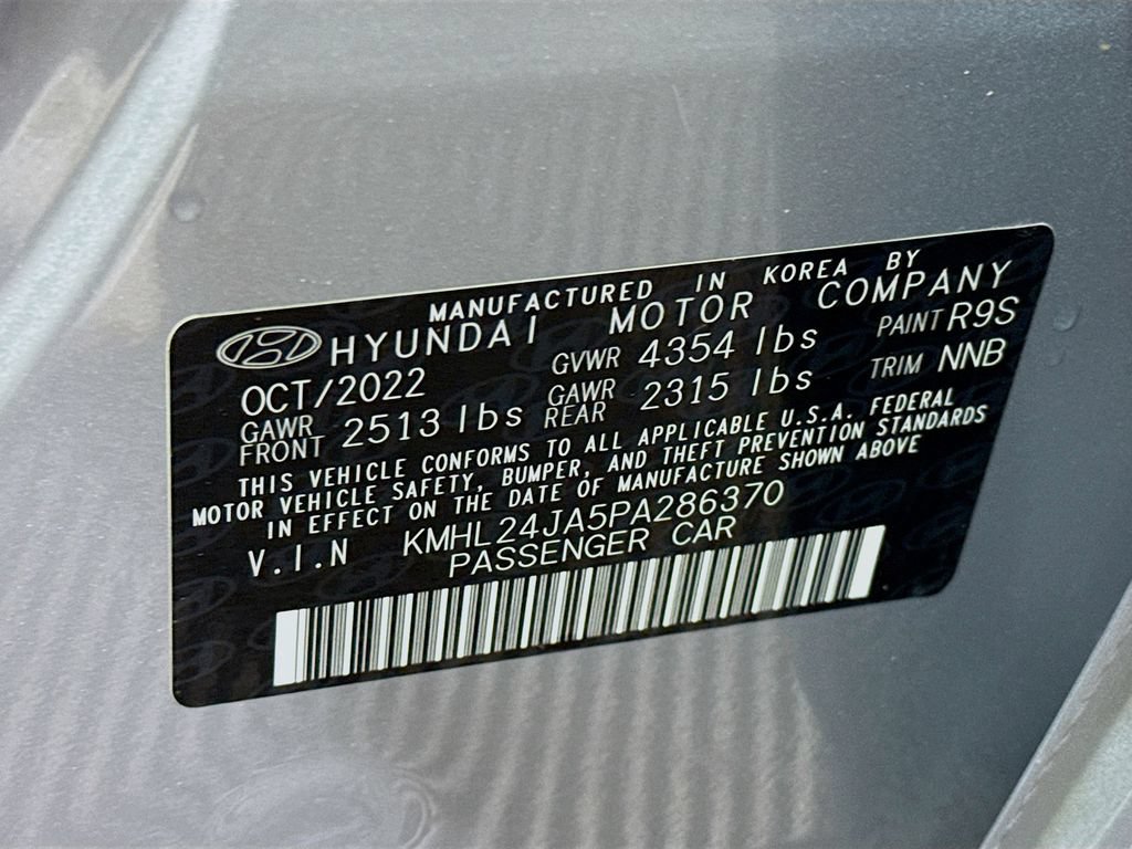 Certified 2023 Hyundai Sonata SE FWD image 34