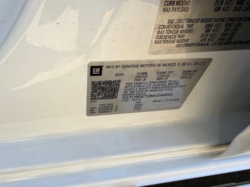Used 2021 GMC Sierra 1500 SLT w/ SLT Premium Package image 21