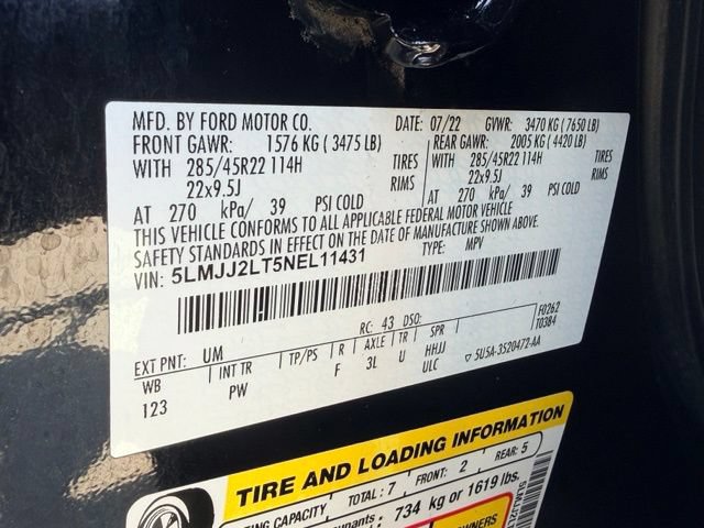 Used 2022 Lincoln Navigator Reserve AWD/4WD image 22