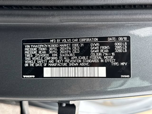 Used 2019 Volvo XC90 T6 Momentum w/ Advanced Package AWD/4WD image 30
