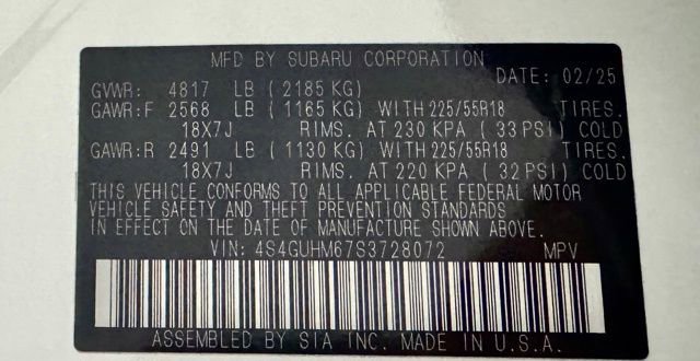 Certified 2025 Subaru Crosstrek 2.5i Limited w/ Crosstrek Mirror Package image 42