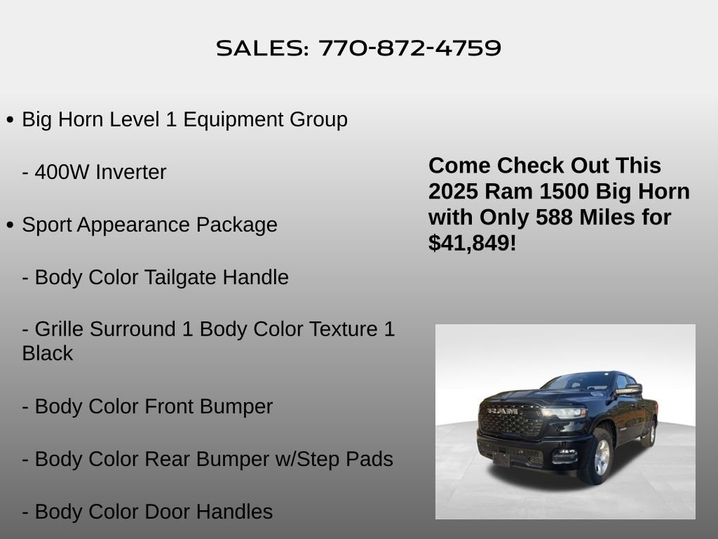 Used 2025 RAM 1500 Big Horn image 20
