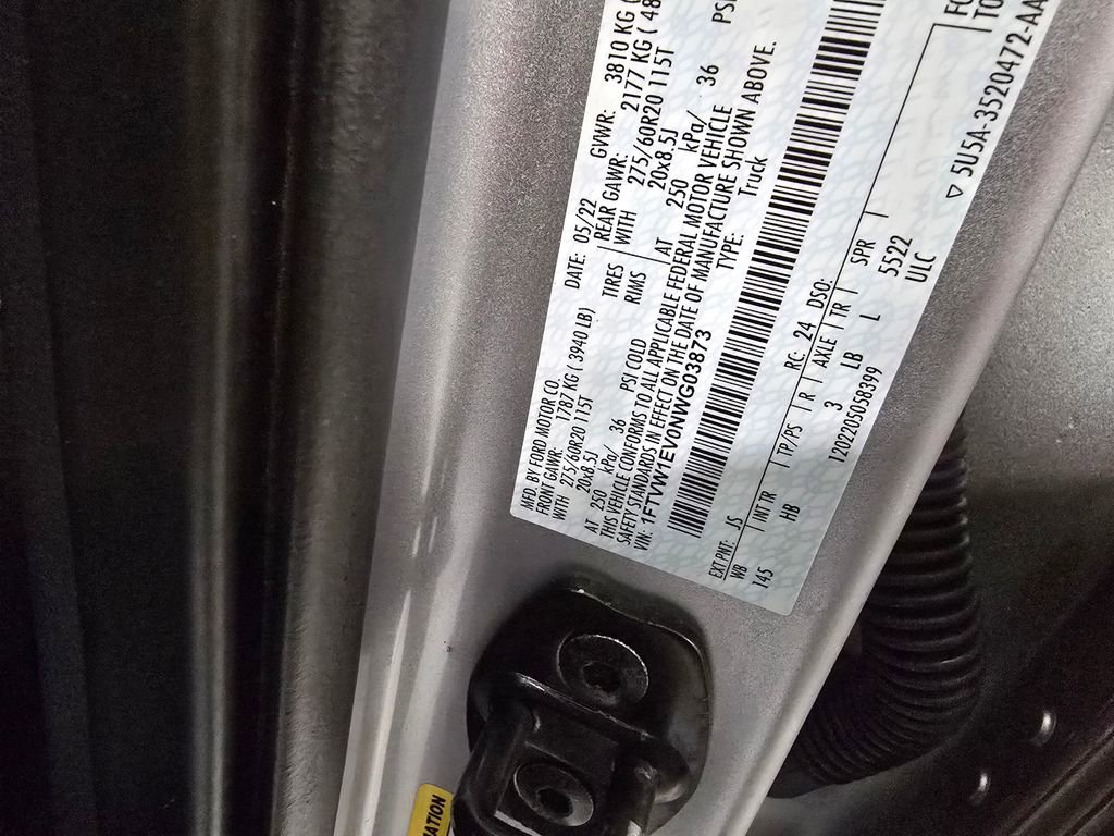 Used 2022 Ford F150 Lightning Lariat w/ Equipment Group 511A High image 24