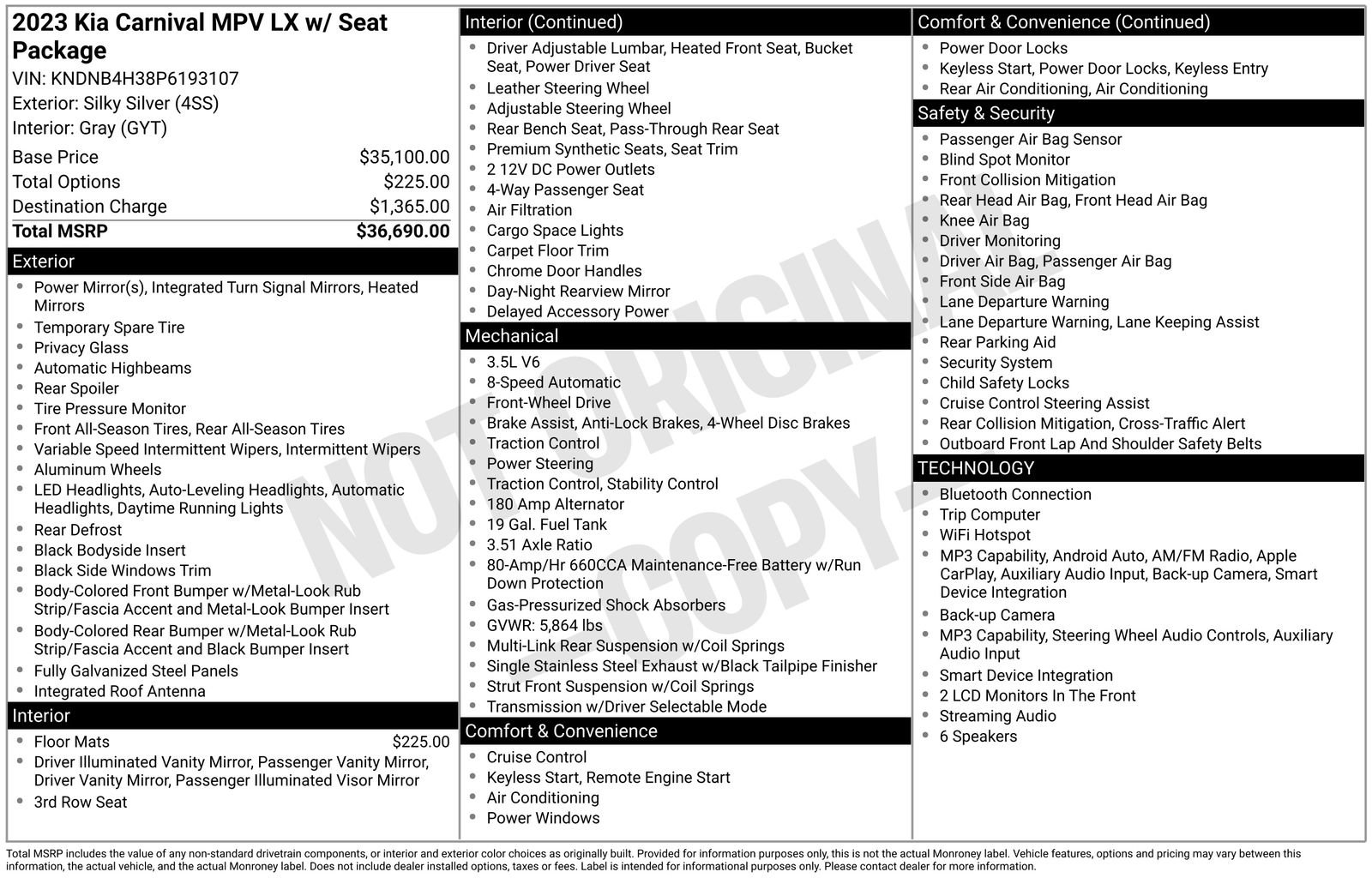 Used 2023 Kia Carnival LX FWD video 2
