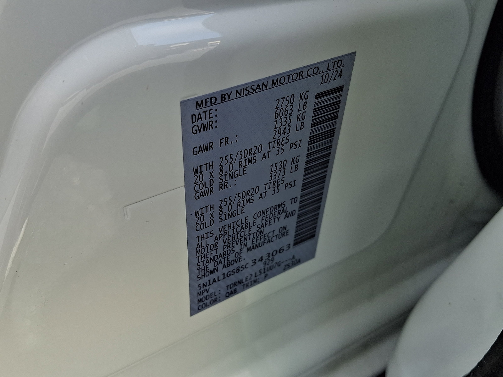 Certified 2025 INFINITI QX60 Sensory w/ Vision Package AWD/4WD image 26