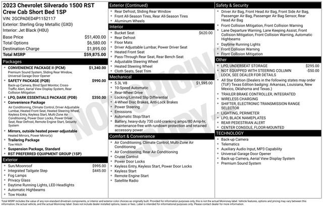 Used 2023 Chevrolet Silverado 1500 RST w/ Convenience Package II RWD image 4