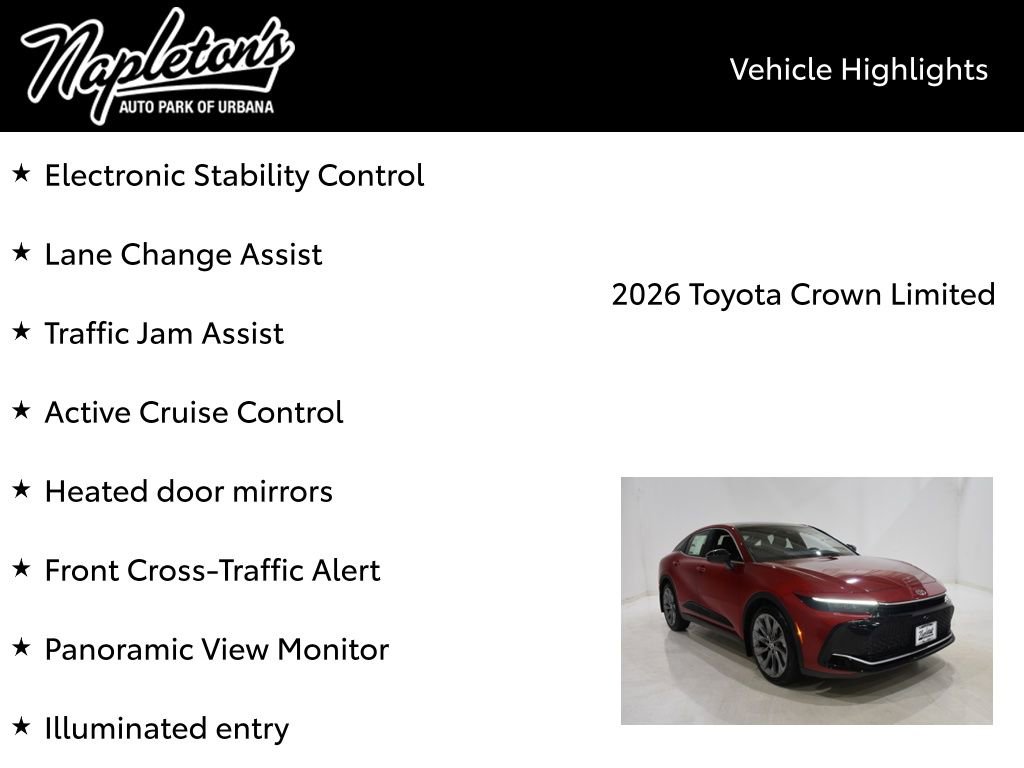 New 2026 Toyota Crown w/ Advanced Technology Package AWD/4WD image 16