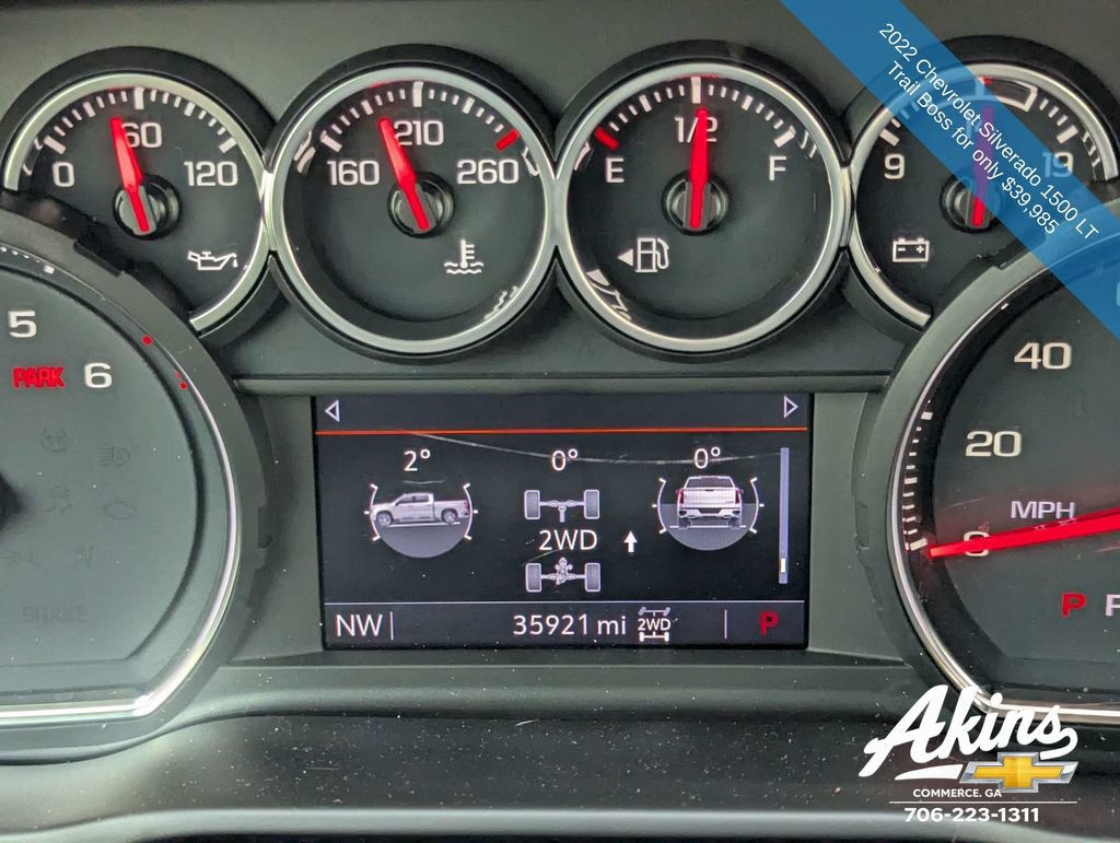 Used 2022 Chevrolet Silverado 1500 LT Trail Boss AWD/4WD image 24