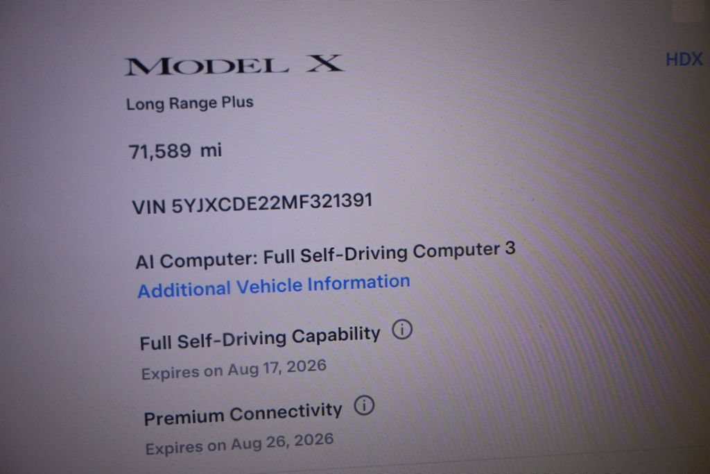 Used 2021 Tesla Model X Long Range AWD/4WD image 21