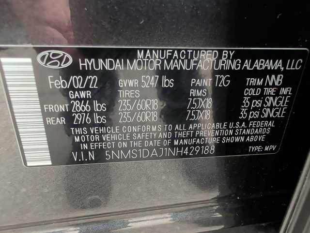 Used 2022 Hyundai Santa Fe SE image 35