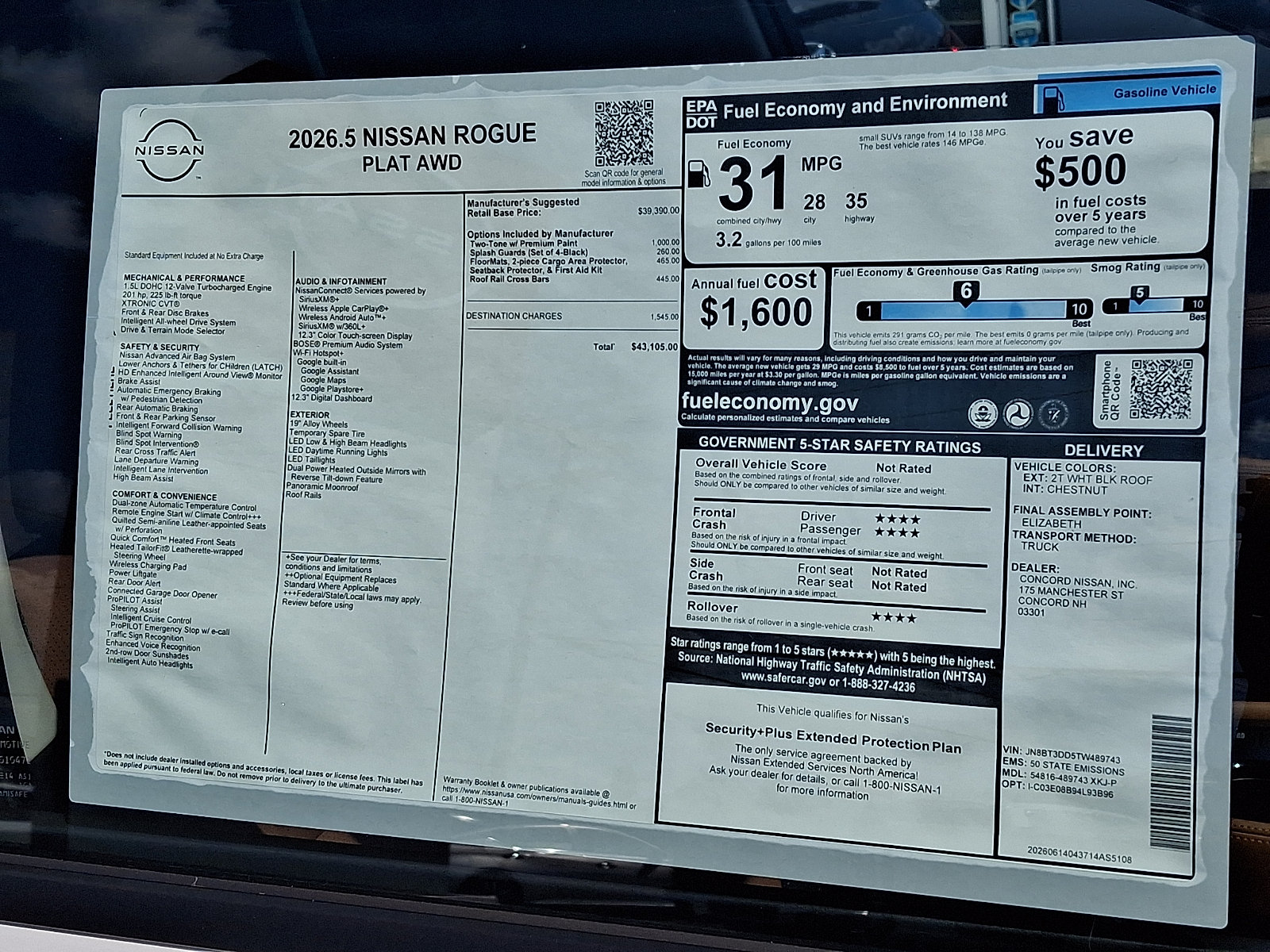 New 2026 Nissan Rogue Platinum AWD/4WD image 22