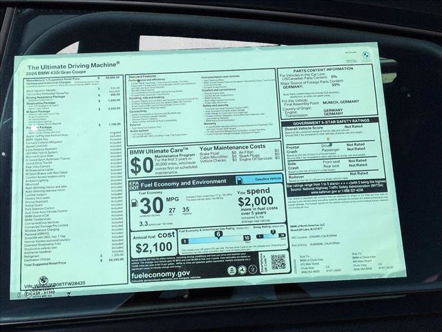 New 2026 BMW 430i w/ M Sport Package image 17