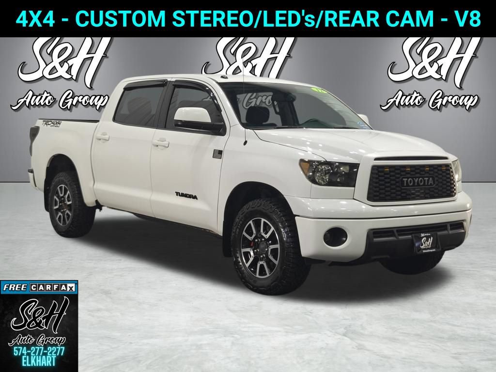Used 2012 Toyota Tundra 4x4 CrewMax w/ Tow Pkg image 1