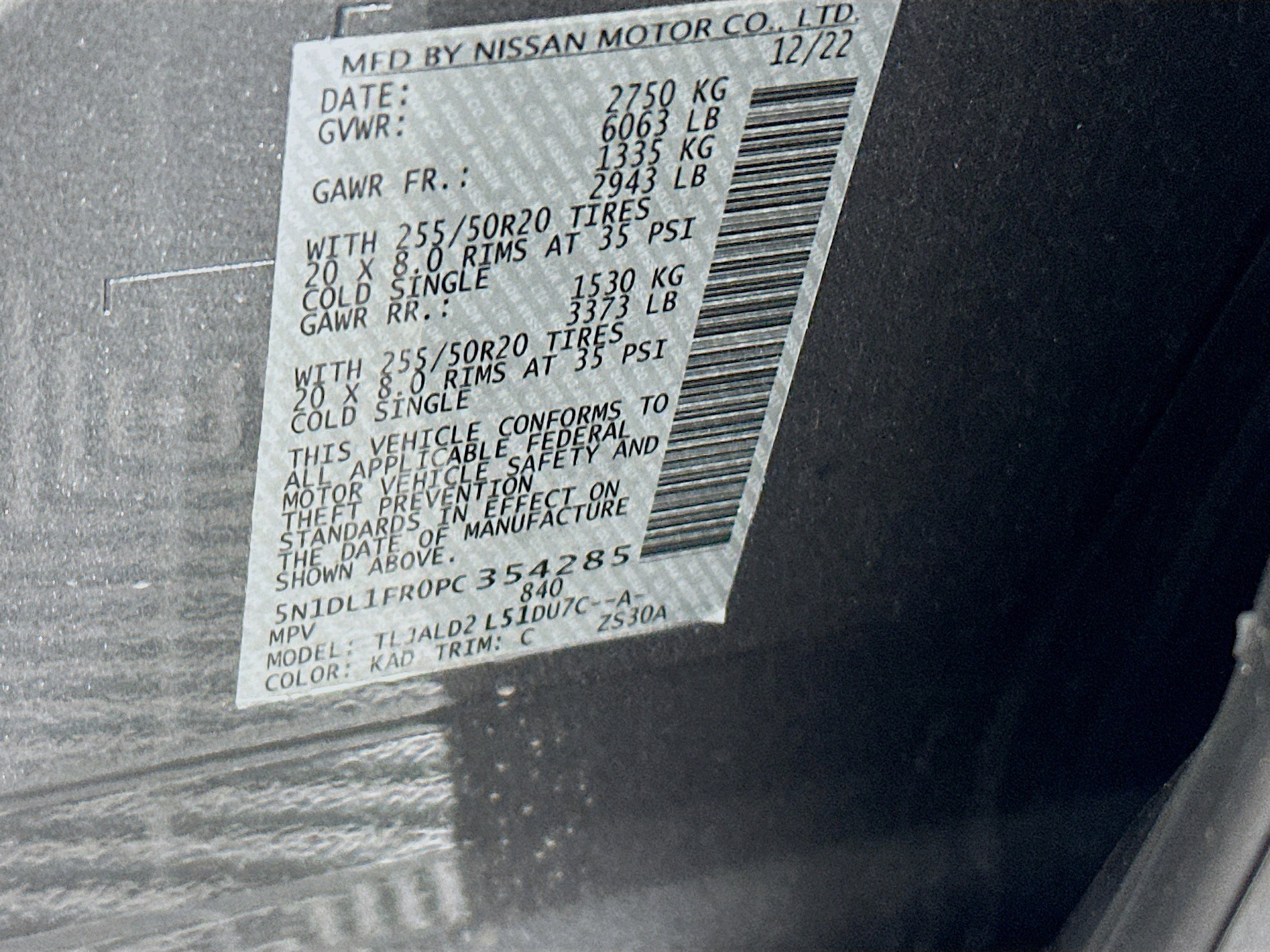 Used 2023 INFINITI QX60 Luxe w/ Cargo Package image 12