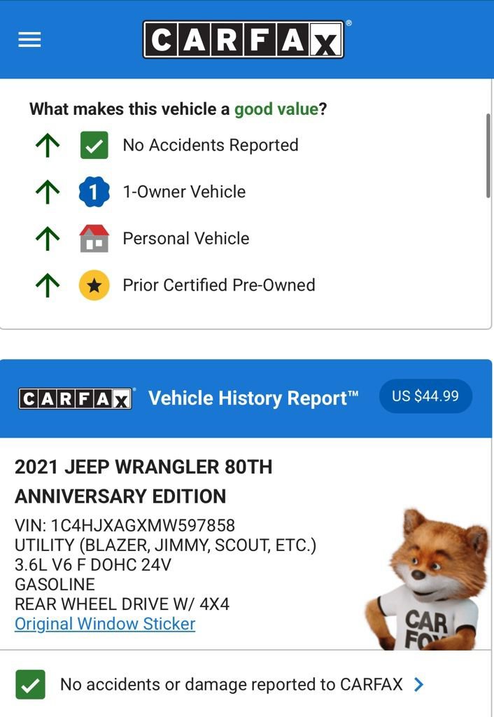 Used 2021 Jeep Wrangler Sport image 6