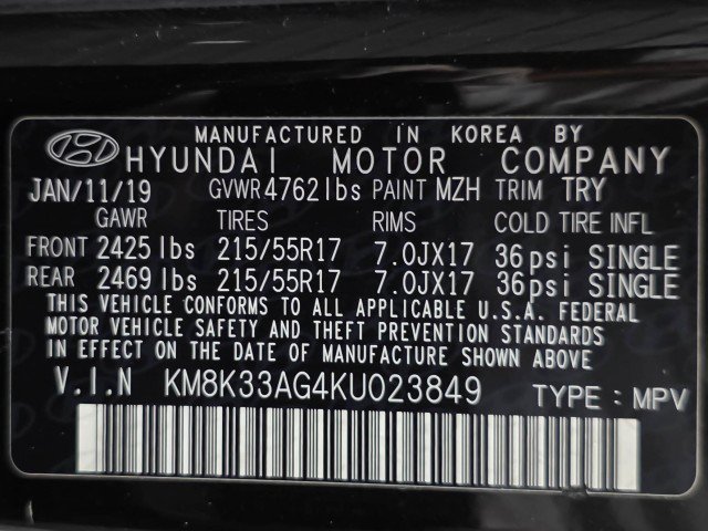 Used 2019 Hyundai Kona Limited FWD image 41