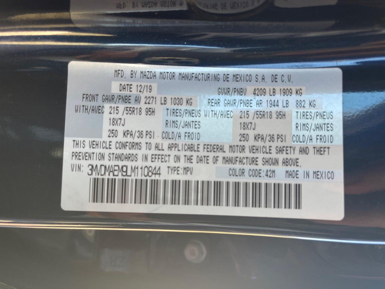 Used 2020 MAZDA CX-30 FWD w/ Premium Package image 37