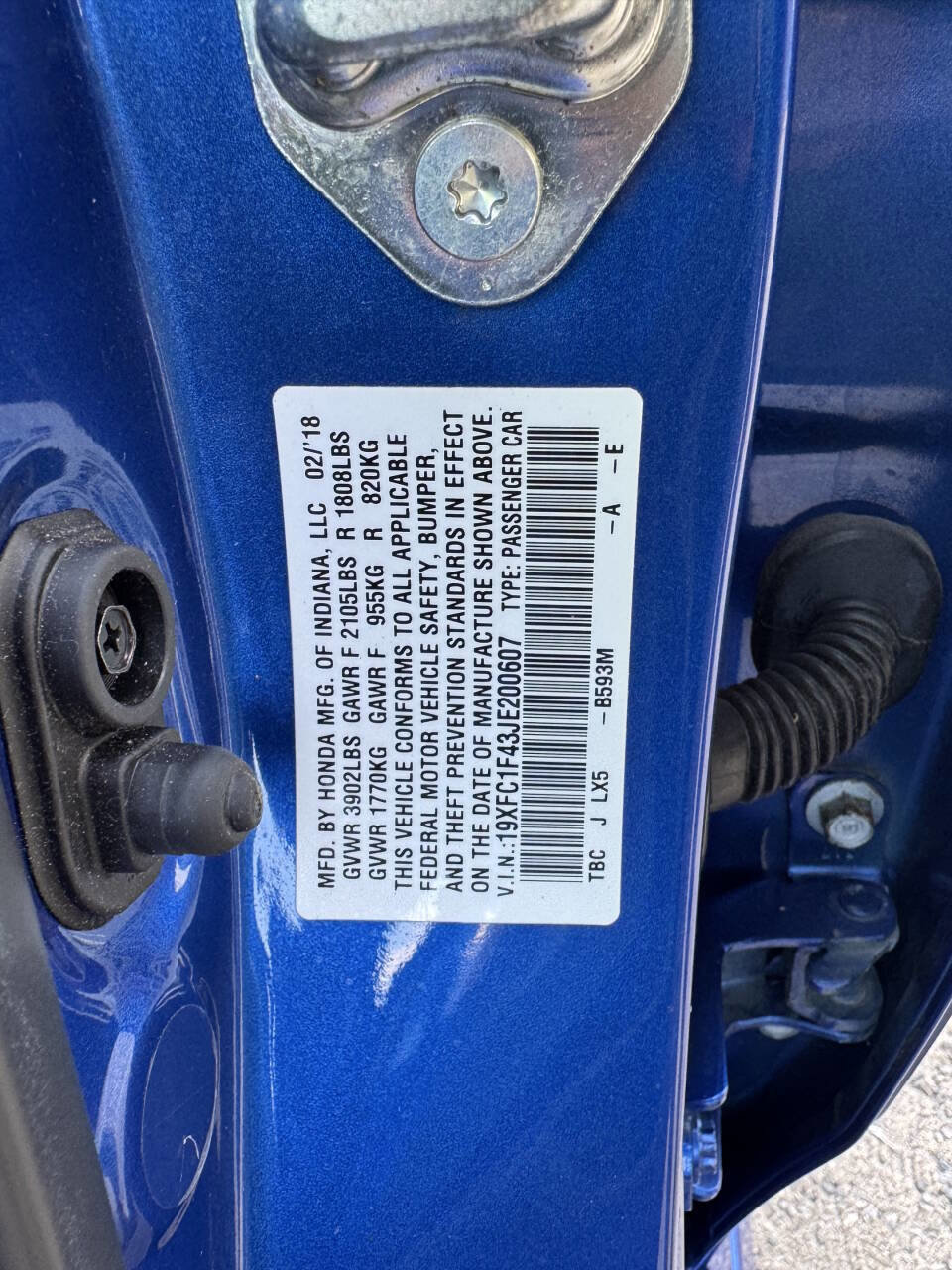 Used 2018 Honda Civic EX-T image 46