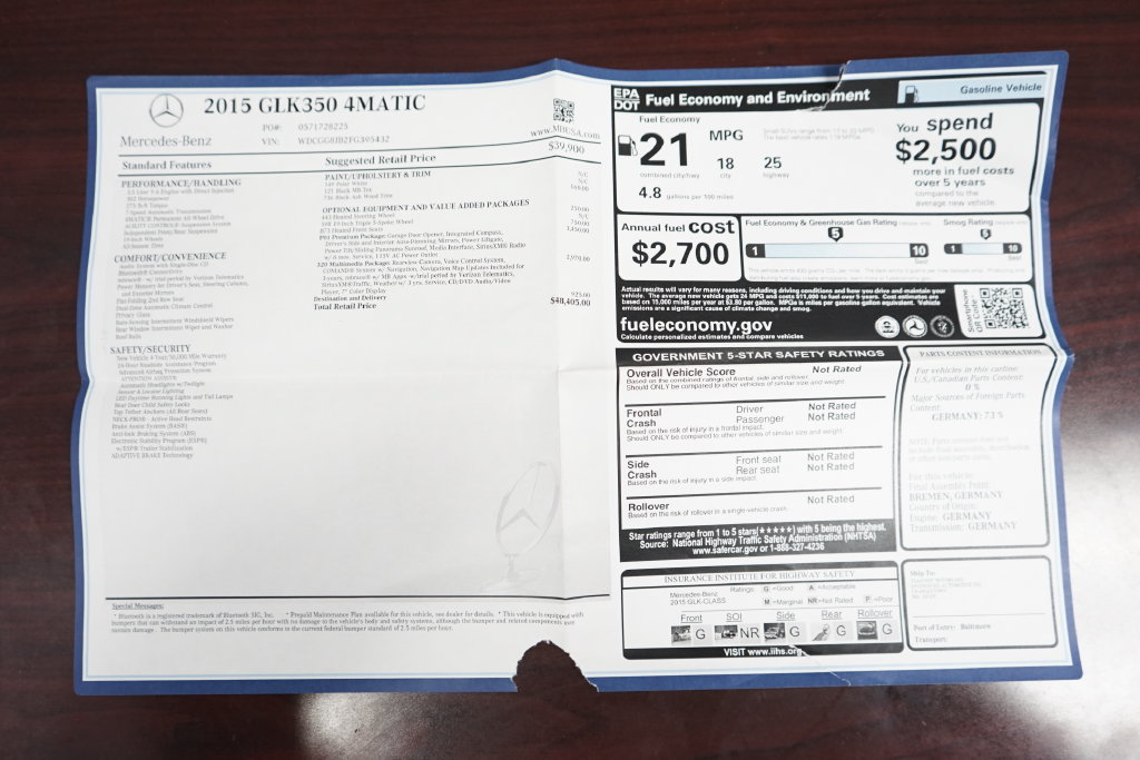 Used 2015 Mercedes-Benz GLK 350 4MATIC image 6