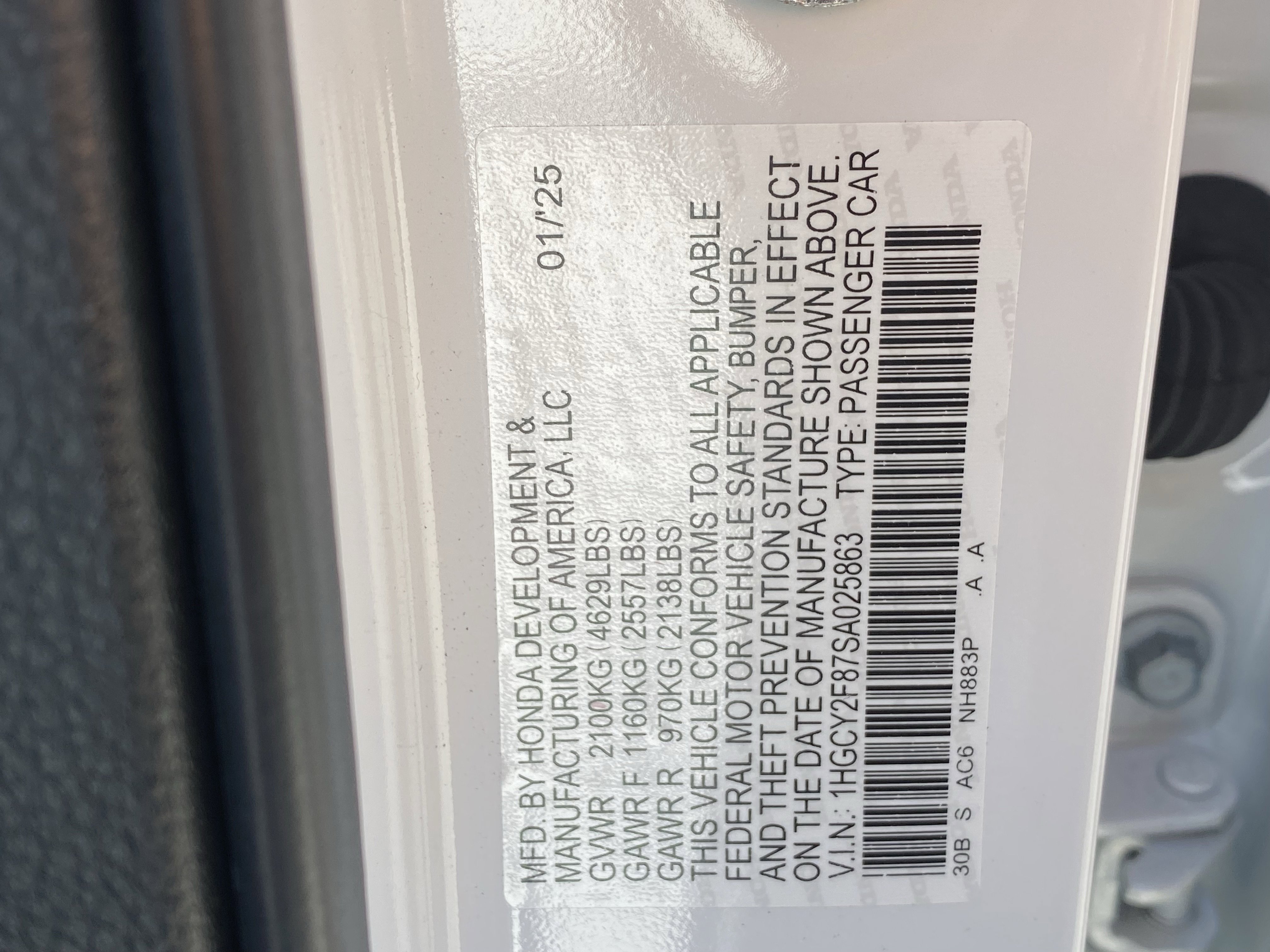 Used 2025 Honda Accord Touring image 30