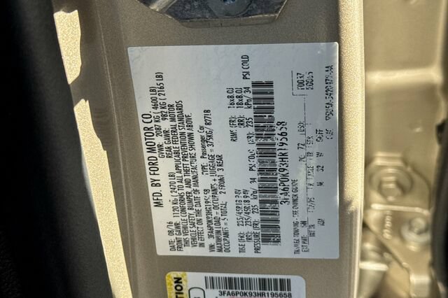 Certified 2017 Ford Fusion Titanium FWD image 28